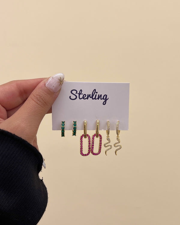 Earrings Set 6 pcs 202602